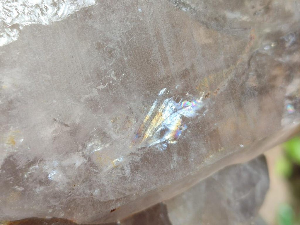 Natural Floater Smokey Quartz with Feldspar Cluster x 1 From Erongo Namibia