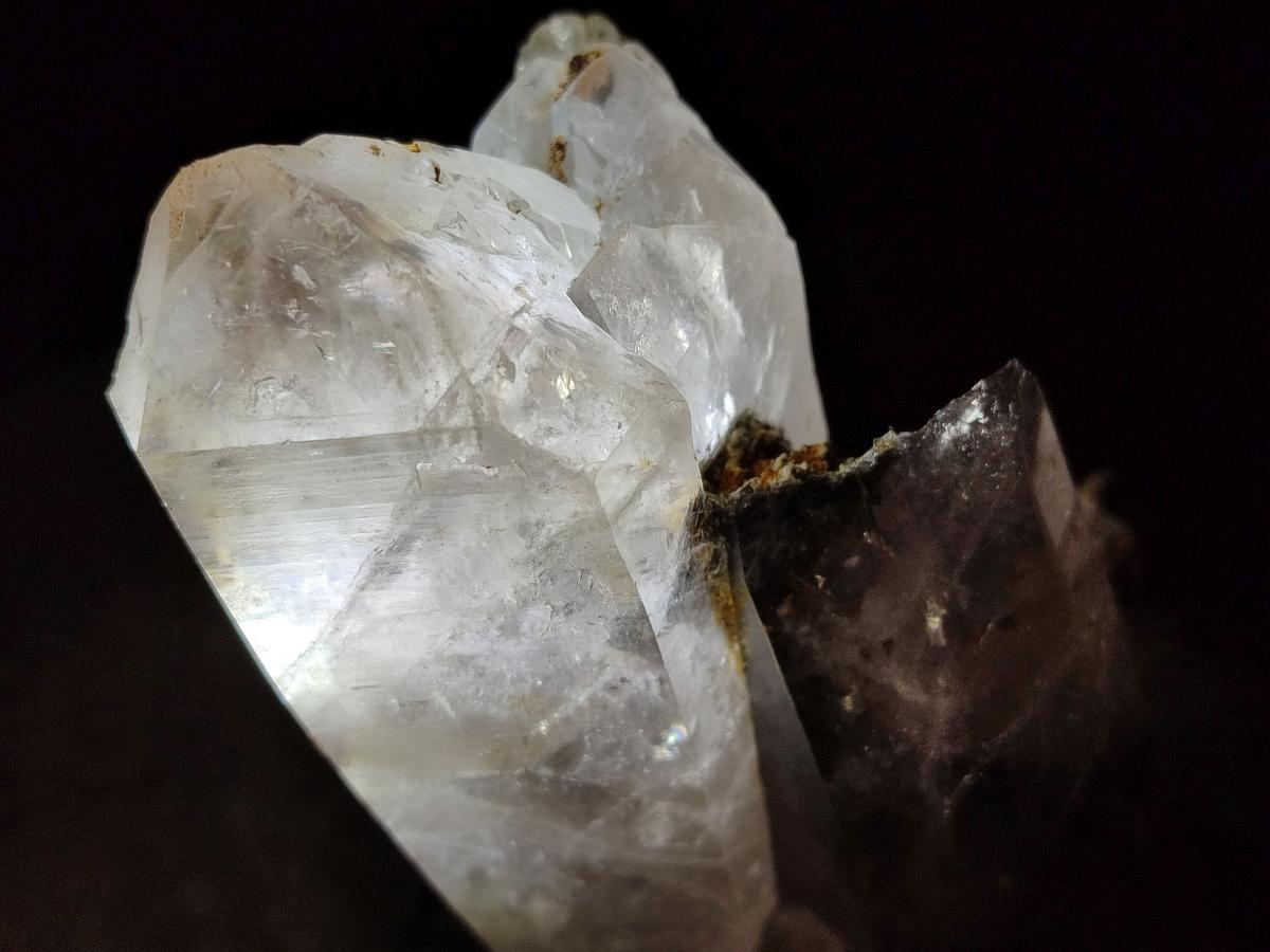 Natural Floater Smokey Quartz with Feldspar Cluster x 1 From Erongo Namibia