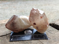 Natural Red Hematoid Quartz Crystal Clusters x 12 From Karoi, Zimbabwe