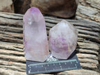 Polished Smokey Amethyst Window Crystals x 3 From Akansobe, Madagascar