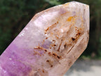 Polished Smokey Amethyst Window Crystals x 3 From Akansobe, Madagascar