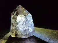 Polished Wispy Smokey Phantom Quartz Crystals x 4 From Madagascar