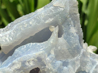 Natural Etched Blue Chalcedony Specimens x 3 From Nsanje, Malawi