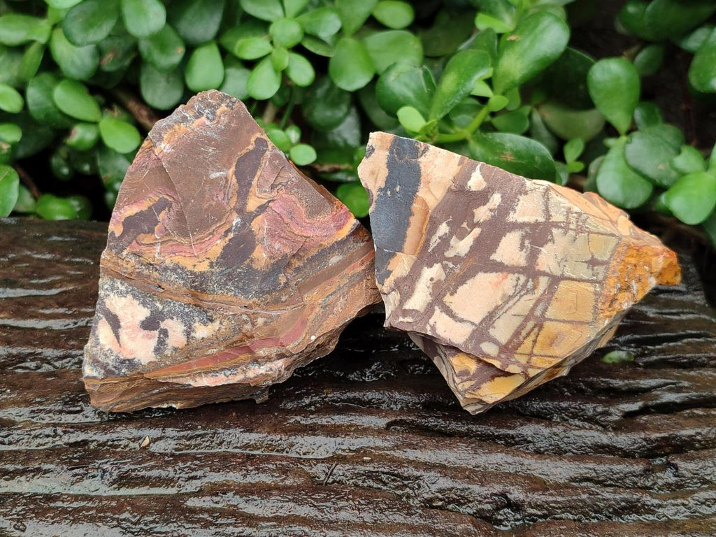 Natural Nguni Jasper Cobbed Specimens x 12 From Northern Cape, South Africa