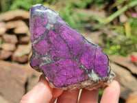 Polished Metallic Purpurite Specimens x 4 From Erongo, Namibia