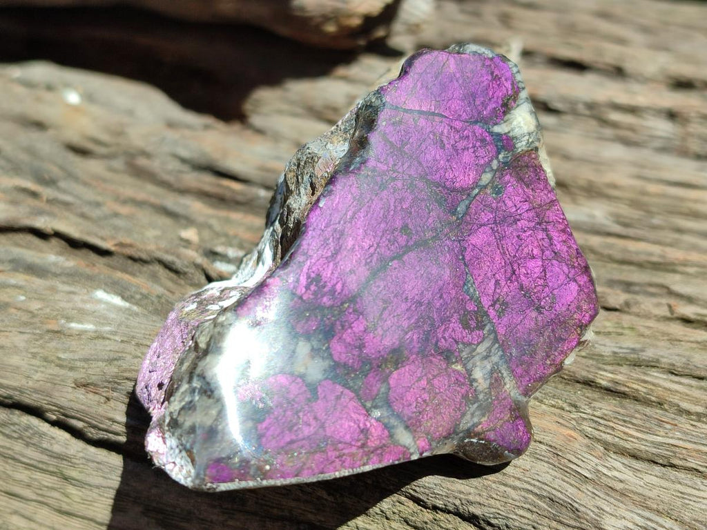 Polished Metallic Purpurite Specimens x 4 From Erongo, Namibia