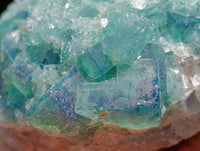 Natural Green Fluorite Cluster Specimens x 3 From Mandrosonoro, Madagascar