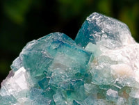 Natural Green Fluorite Cluster Specimens x 3 From Mandrosonoro, Madagascar