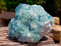 Natural Green Fluorite Cluster Specimens x 3 From Mandrosonoro, Madagascar