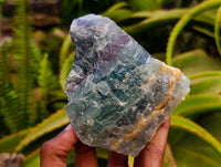 Natural Watermelon Fluorite Cobbed Specimens x 6 From Uis, Namibia