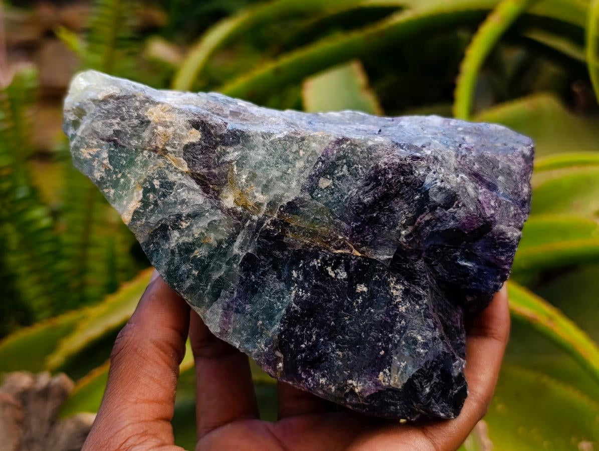 Natural Watermelon Fluorite Cobbed Specimens x 6 From Uis, Namibia