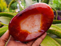 Polished Carnelian Agate Gemstone Bowls x 2 From Madagascar