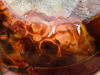 Polished Carnelian Agate Gemstone Bowls x 2 From Madagascar