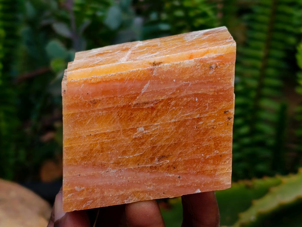 Natural Sunset Orange Calcite Specimens x 12 From Spitzkop, Namibia