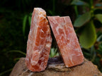 Natural Sunset Orange Calcite Specimens x 12 From Spitzkop, Namibia