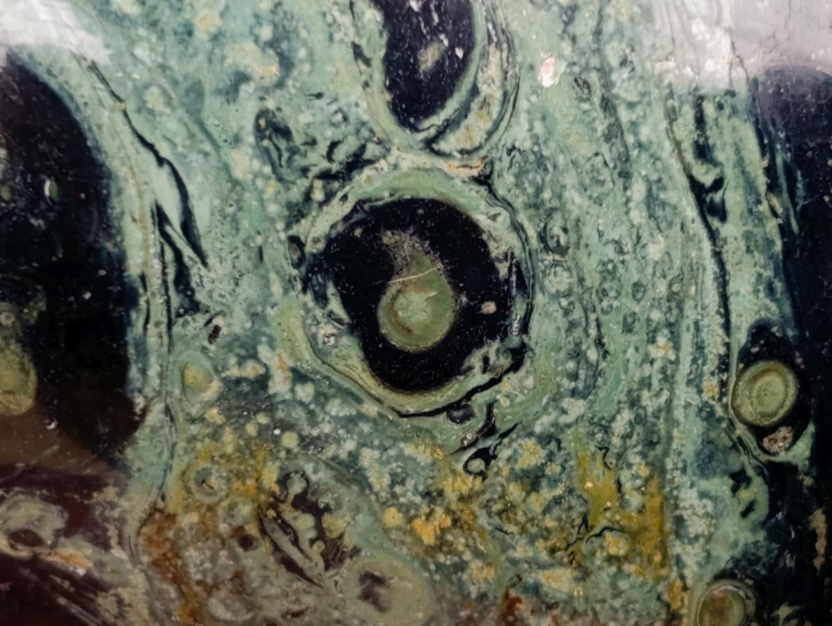 Polished Stromatolite Standing Free Forms x 6 From Katsepy, Madagascar