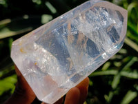 Polished Pearl Girasol Quartz Crystals x 4 From Ambatondrazaka, Madagascar
