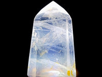 Polished Pearl Girasol Quartz Crystals x 4 From Ambatondrazaka, Madagascar