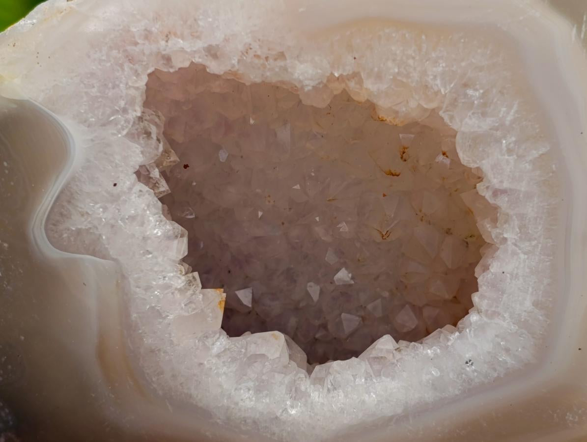 Polished Amethyst Agate Geodes x 6 From Madagascar