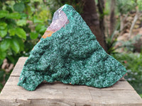 Natural Crystalline Malachite on Dolomite Specimen x 1 From Kolwezi, Congo