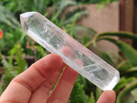 Polished Pearl Girasol Quartz Crystals x 12 From Ambatondrazaka, Madagascar