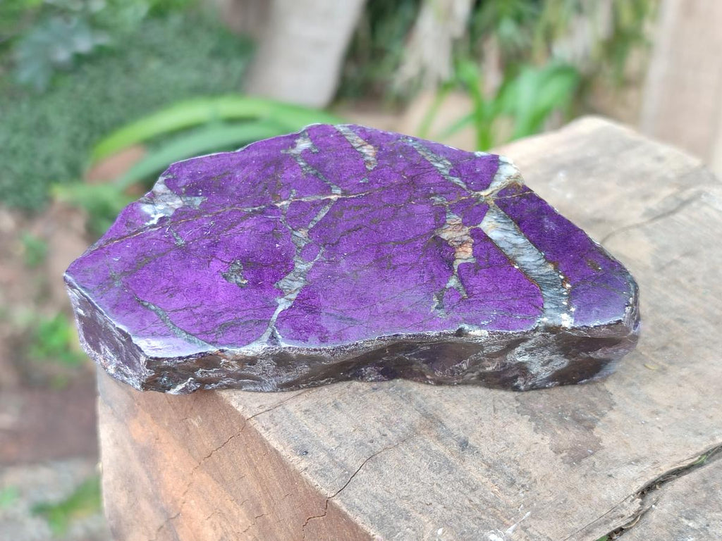 Polished Metallic Purpurite Specimens x 4 From Erongo, Namibia