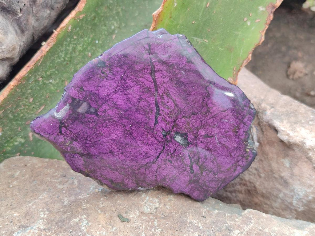 Polished Metallic Purpurite Specimens x 4 From Erongo, Namibia