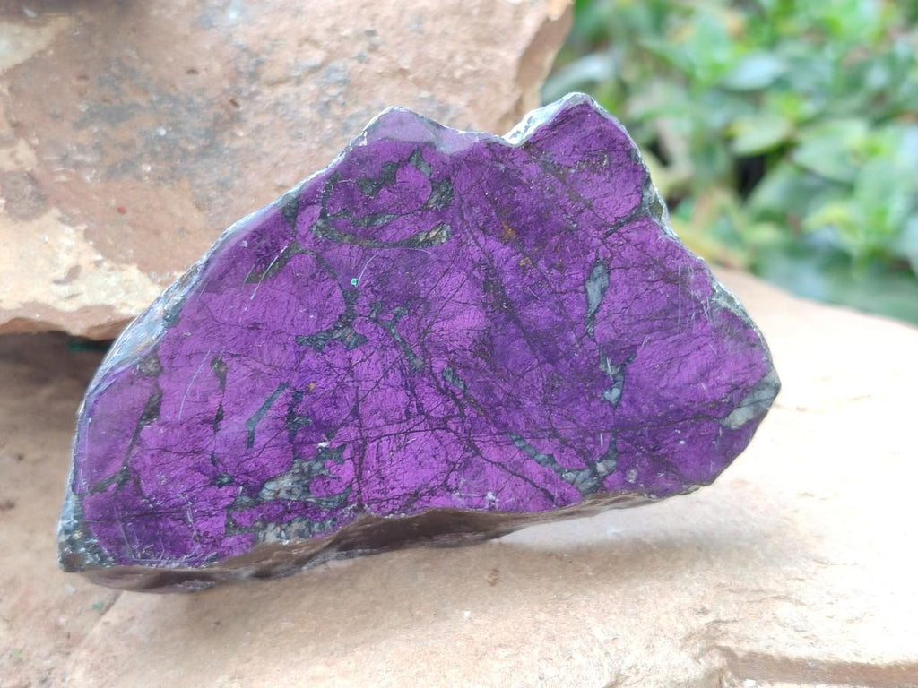 Polished Metallic Purpurite Specimens x 4 From Erongo, Namibia