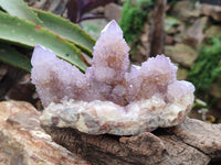 Natural Sunburst Amethyst Spirit Clusters x 2 From Boekenhouthoek, South Africa