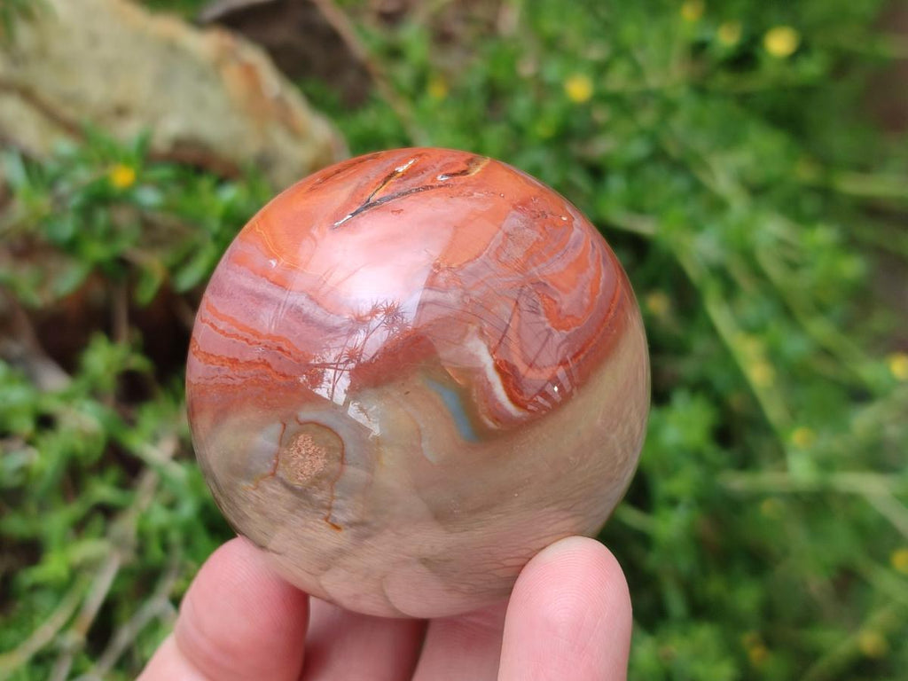 Polished Polychrome Jasper Spheres x 6 From NW Coast, Madagascar