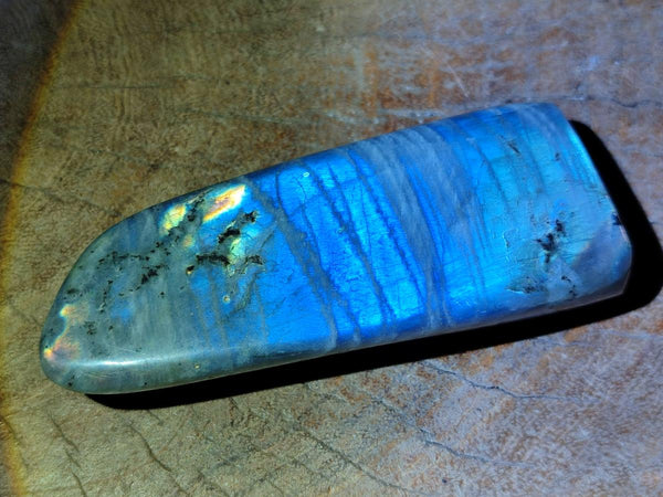 Polished Labradorite Standing Free Forms x 6 From Tulear, Madagascar