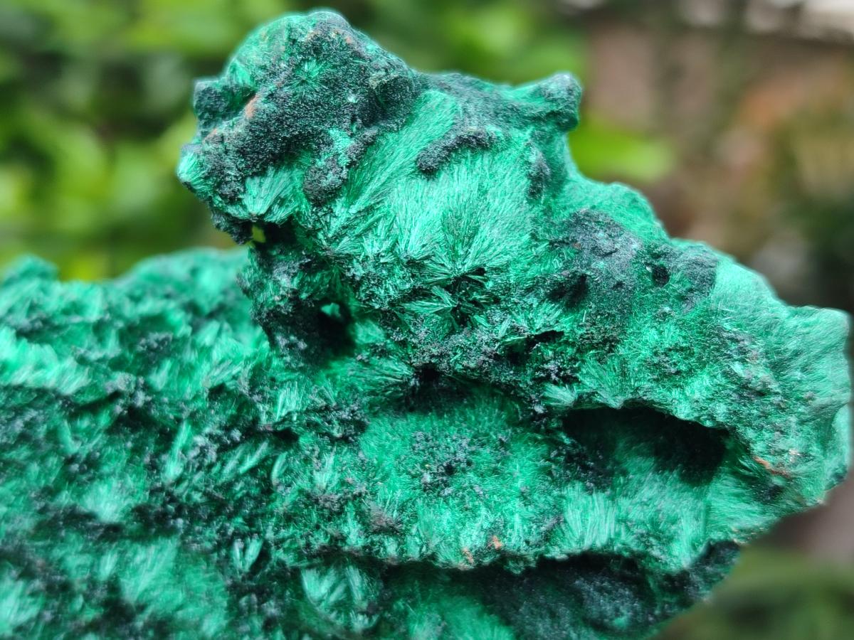 Natural Silky Malachite Specimens x 3 From Kasompe, Congo