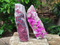 Natural Salrose Cobaltion Dolomite Specimens x 2 From Kakanda, Congo