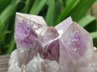 Natural Jacaranda Amethyst Crystal Clusters x 3 From Mumbwa, Zambia