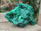 Natural Silky Malachite Specimens x 6 From Kasompe, Congo