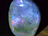 Polished Rare Purple Sunset Flash Labradorite Standing Free Forms x 6 From Tulear, Madagascar