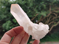 Natural Clear Quartz Crystal Clusters x 4 From Ambatofinandrahana, Madagascar