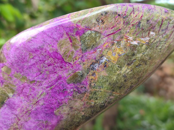 Polished XL Rare Purple Stichtite Standing Free Form x 1 From Barberton, South Africa