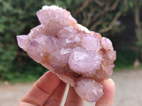 Natural Drusy Coated Spirit Amethyst and Ametrine Clusters x 3 From Boekenhouthoek, South Africa