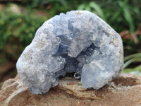 Natural Blue Celestite Specimens x 30 From Sakoany, Madagascar