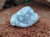 Natural Blue Celestite Specimens x 30 From Sakoany, Madagascar