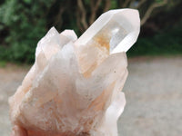 Natural Clear Quartz Crystal Clusters x 4 From Ambatofinandrahana, Madagascar