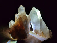 Natural Clear Quartz Crystal Clusters x 4 From Ambatofinandrahana, Madagascar