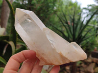 Natural Clear Quartz Crystal Clusters x 4 From Ambatofinandrahana, Madagascar