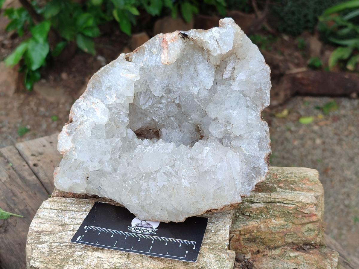 Natural Zululand Agate Geodes with Quartz Crystal Centres x 2 From Jozini, KwaZulu-Natal, South Africa