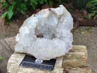 Natural Zululand Agate Geodes with Quartz Crystal Centres x 2 From Jozini, KwaZulu-Natal, South Africa