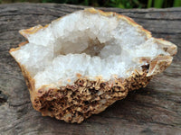 Natural Zululand Agate Geodes with Quartz Crystal Centres x 2 From Jozini, KwaZulu-Natal, South Africa