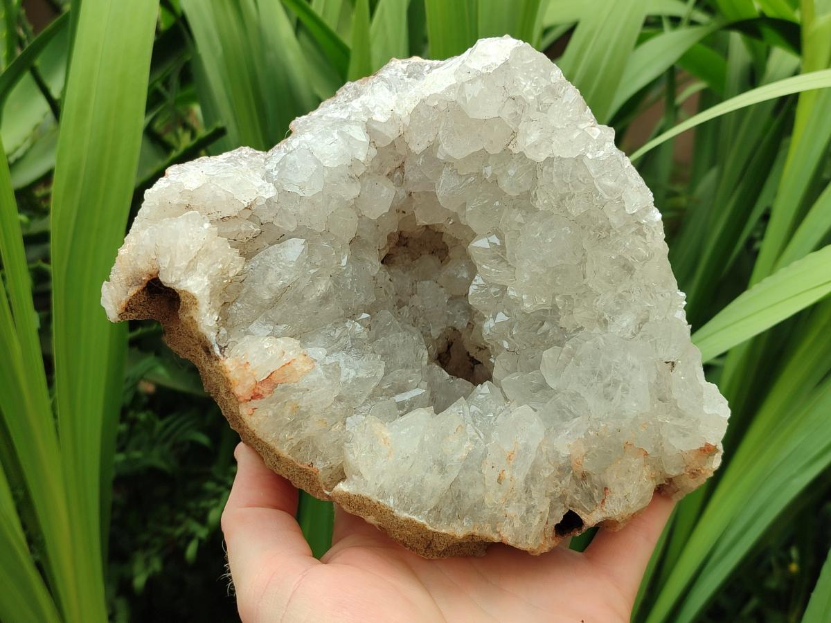 Natural Zululand Agate Geodes with Quartz Crystal Centres x 2 From Jozini, KwaZulu-Natal, South Africa