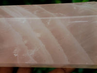 Polished Rose Quartz Crystals x 2 From Madagascar