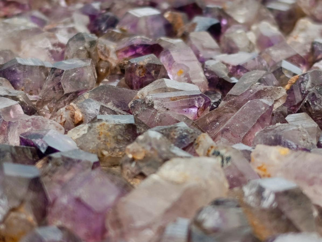 Natural Window Amethyst Crystals x 0.97 Kg Lot From Chiredzi, Zimbabwe